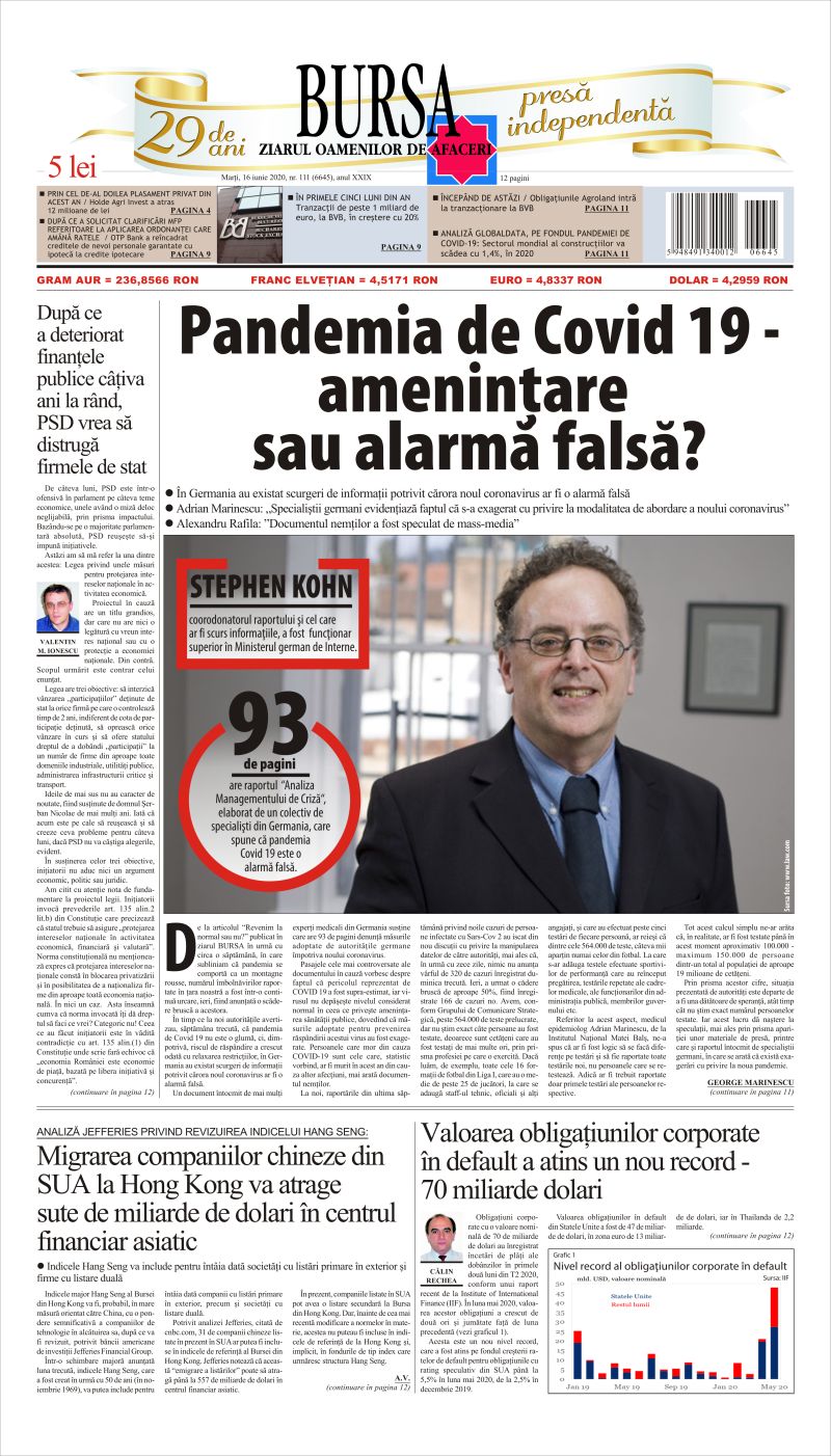 Ediţia din 16.06.2020