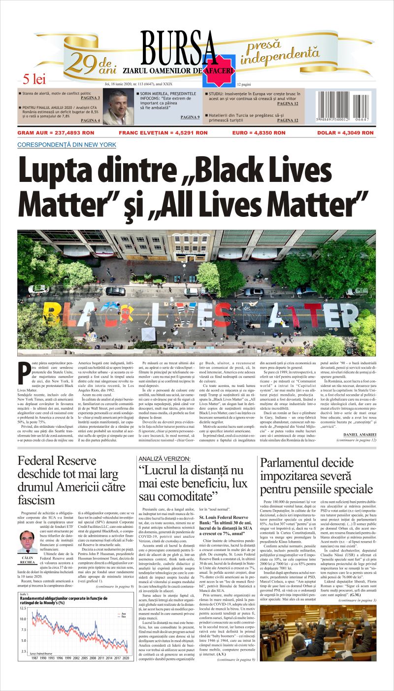 Ediţia din 18.06.2020