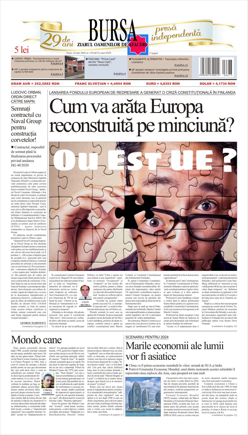 Ediţia din 30.07.2026