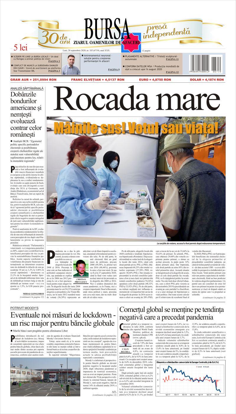 Ediţia din 28.09.2020