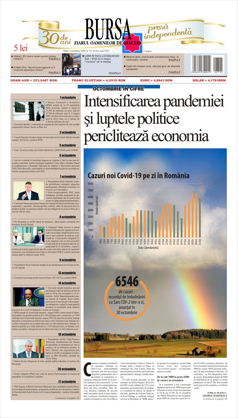 Ediţia din 03.11.2020