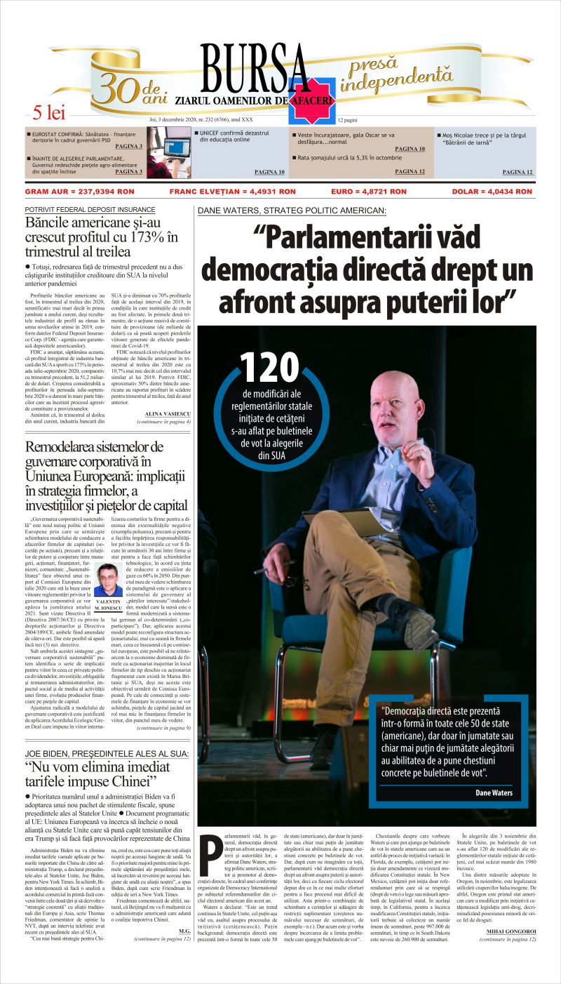 Ediţia din 03.12.2020