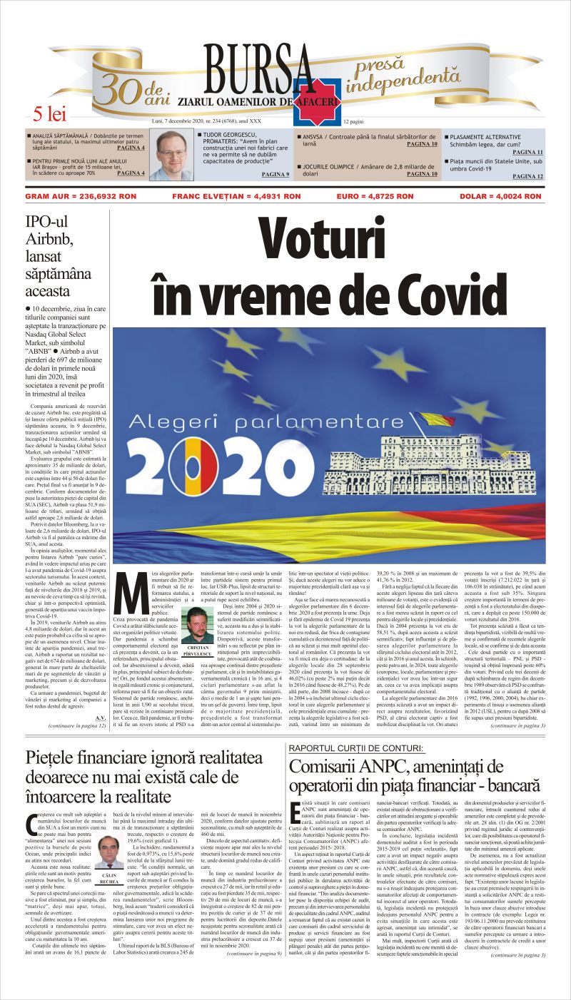 Ediţia din 07.12.2020