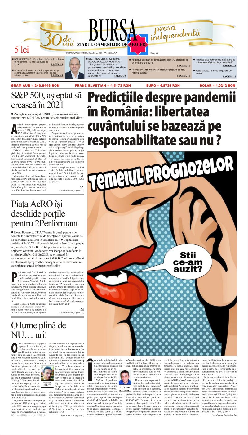 Ediţia din 09.12.2020