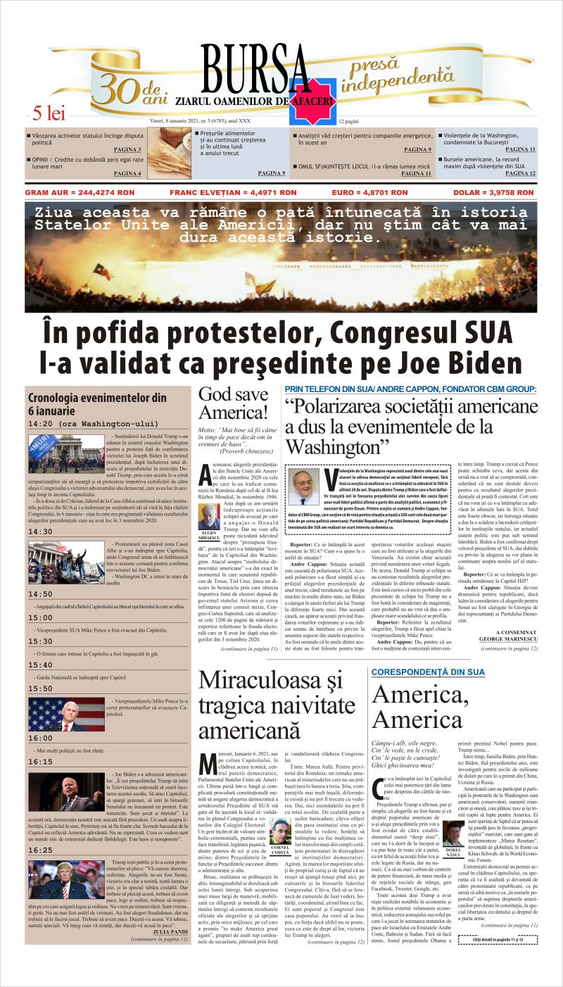 Ediţia din 08.01.2021