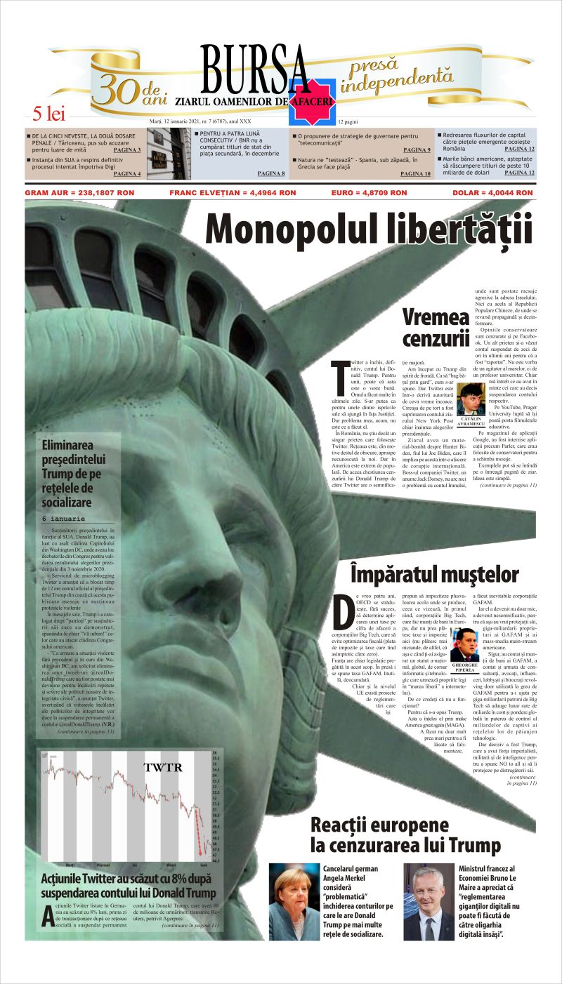 Ediţia din 12.01.2021