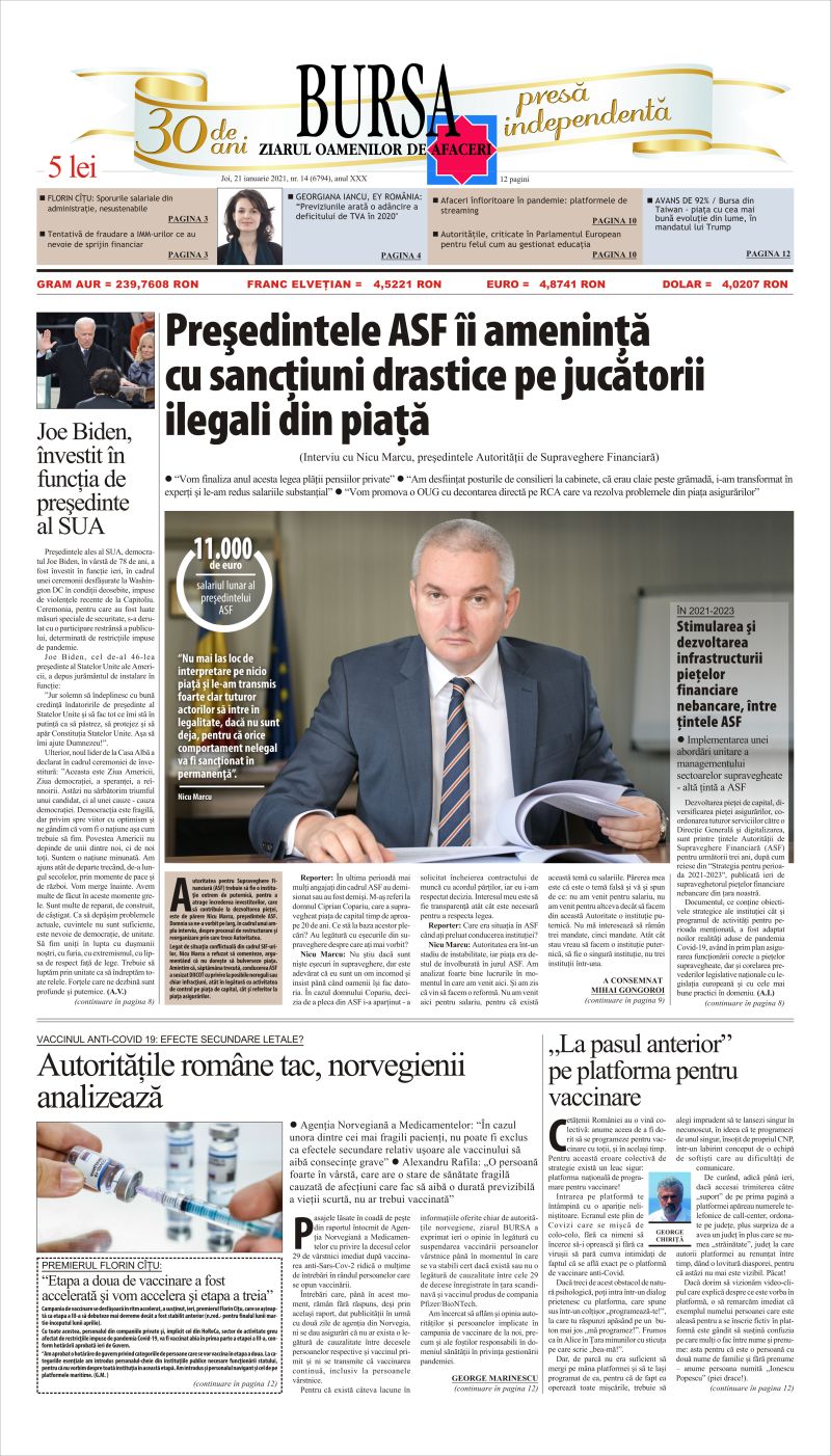Ediţia din 01.05.2025