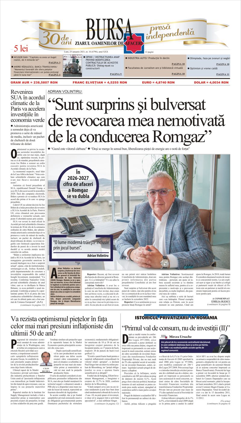 Ediţia din 01.05.2025