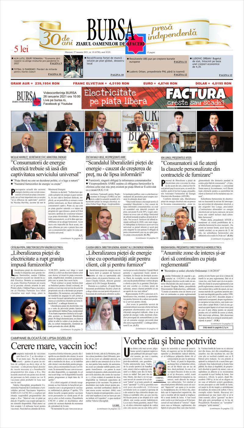 Ediţia din 01.05.2025
