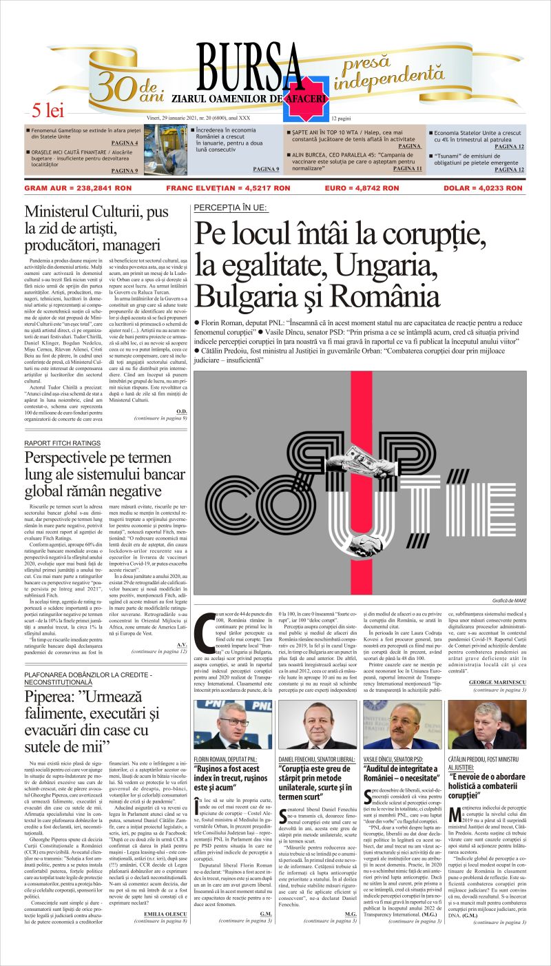 Ediţia din 29.01.2021