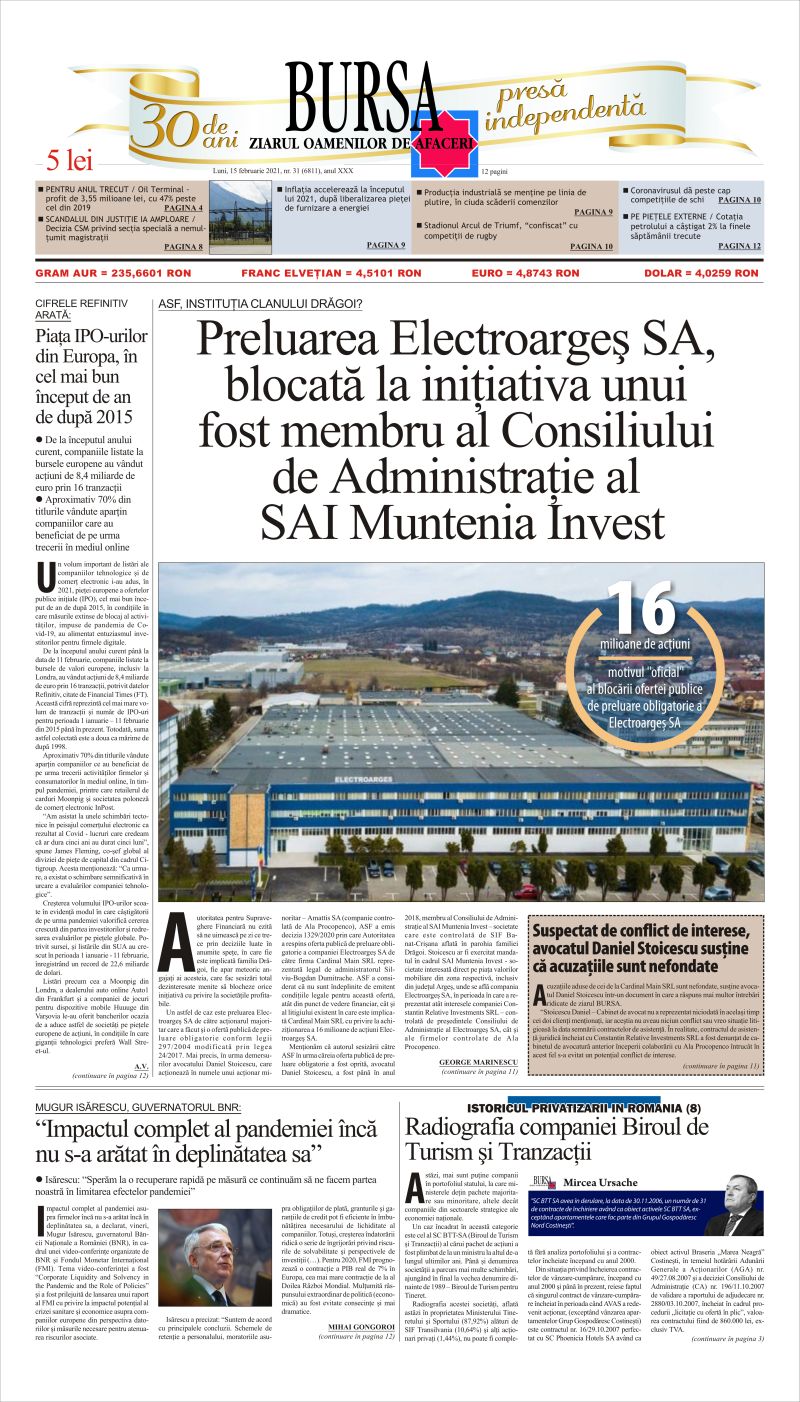 Ediţia din 01.05.2025