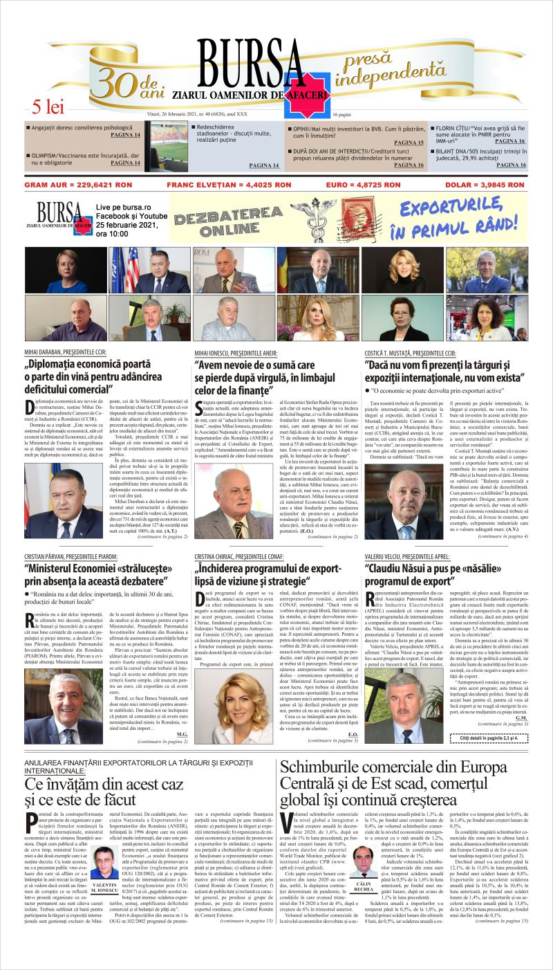 Ediţia din 21.07.2026