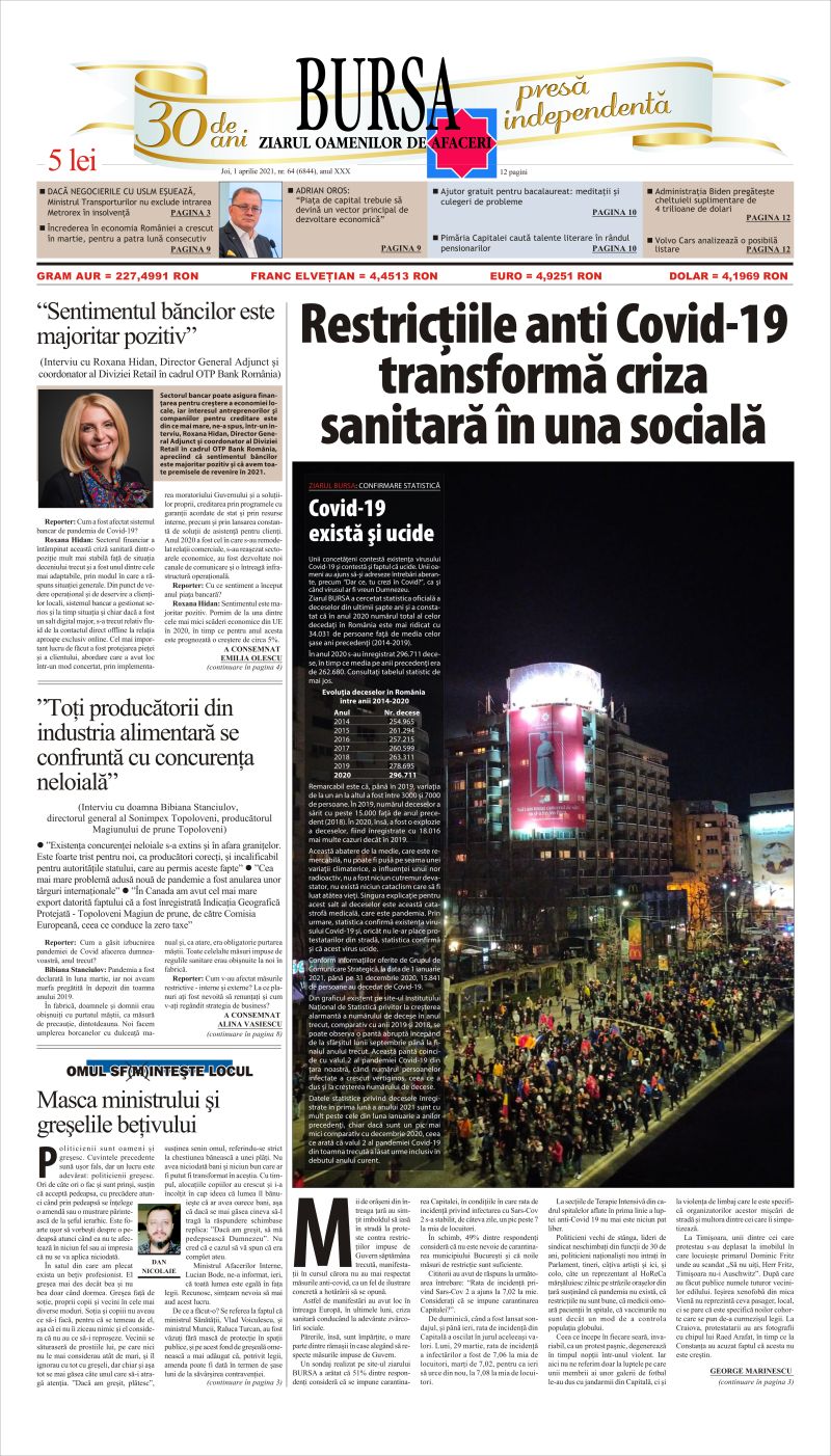 Ediţia din 01.05.2025