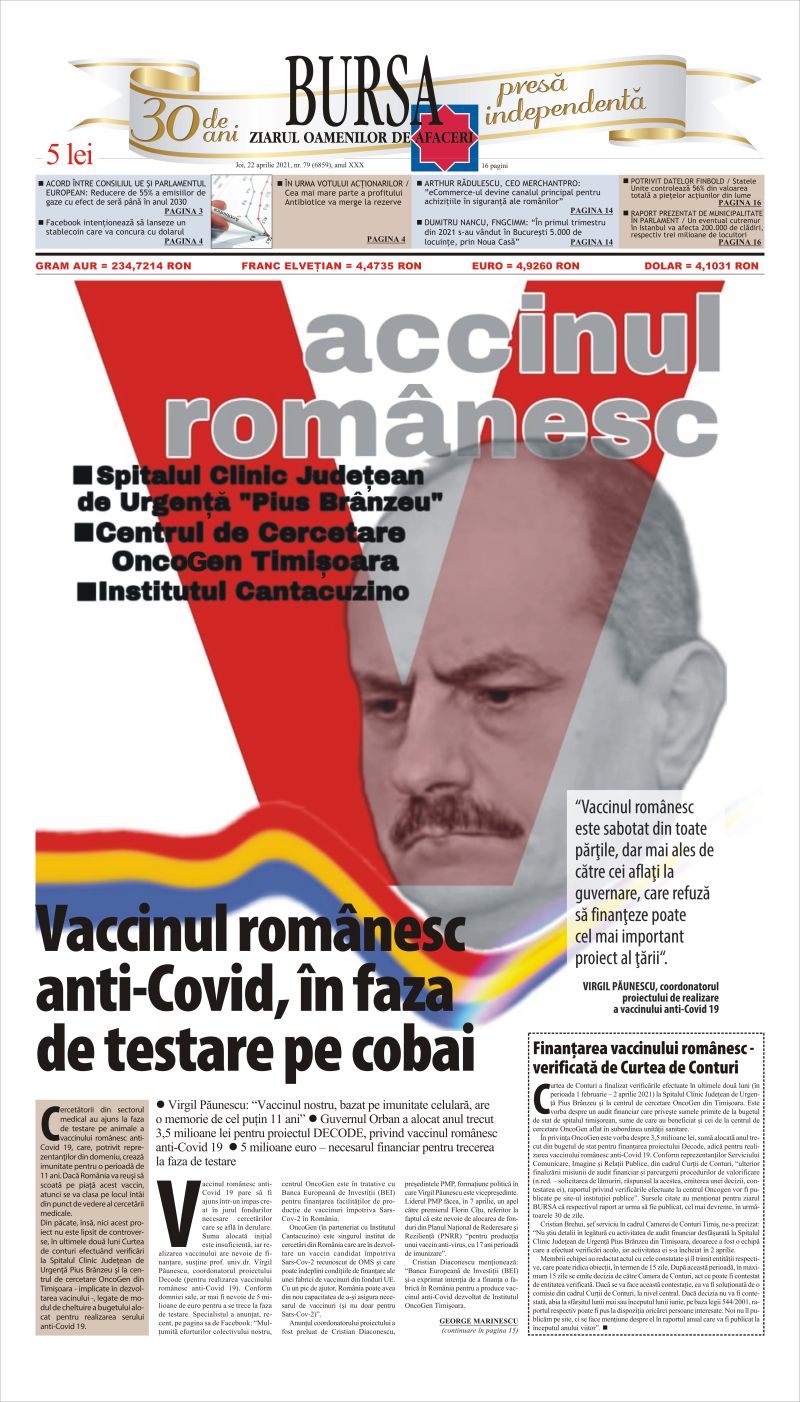 Ediţia din 01.05.2025