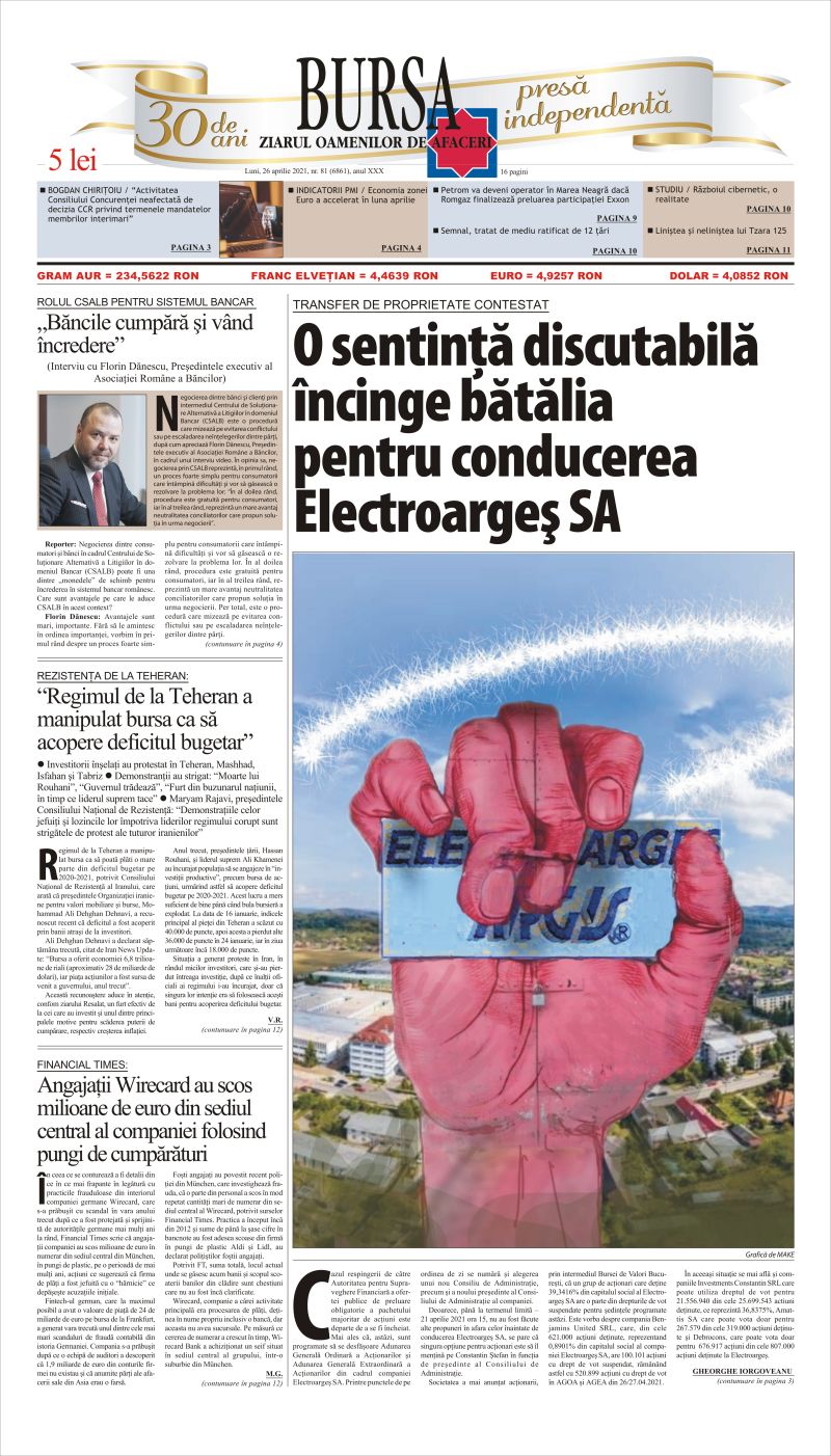 Ediţia din 30.04.2025