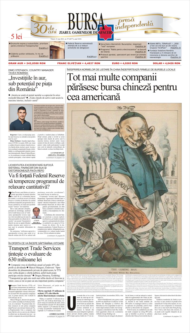 Ediţia din 21.05.2021