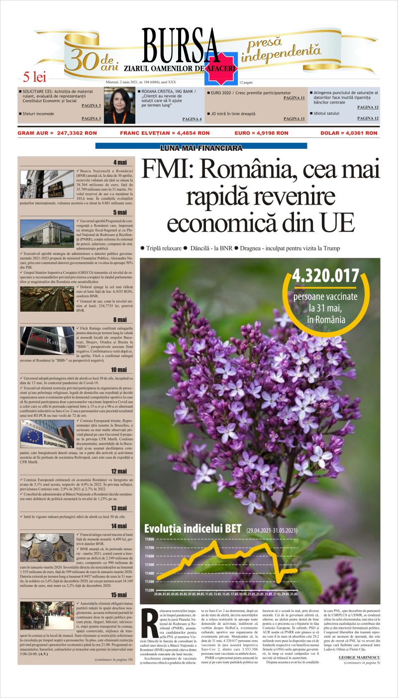 Ediţia din 01.05.2025