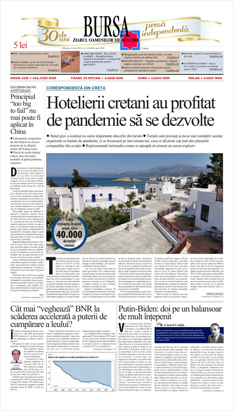 Ediţia din 16.06.2021