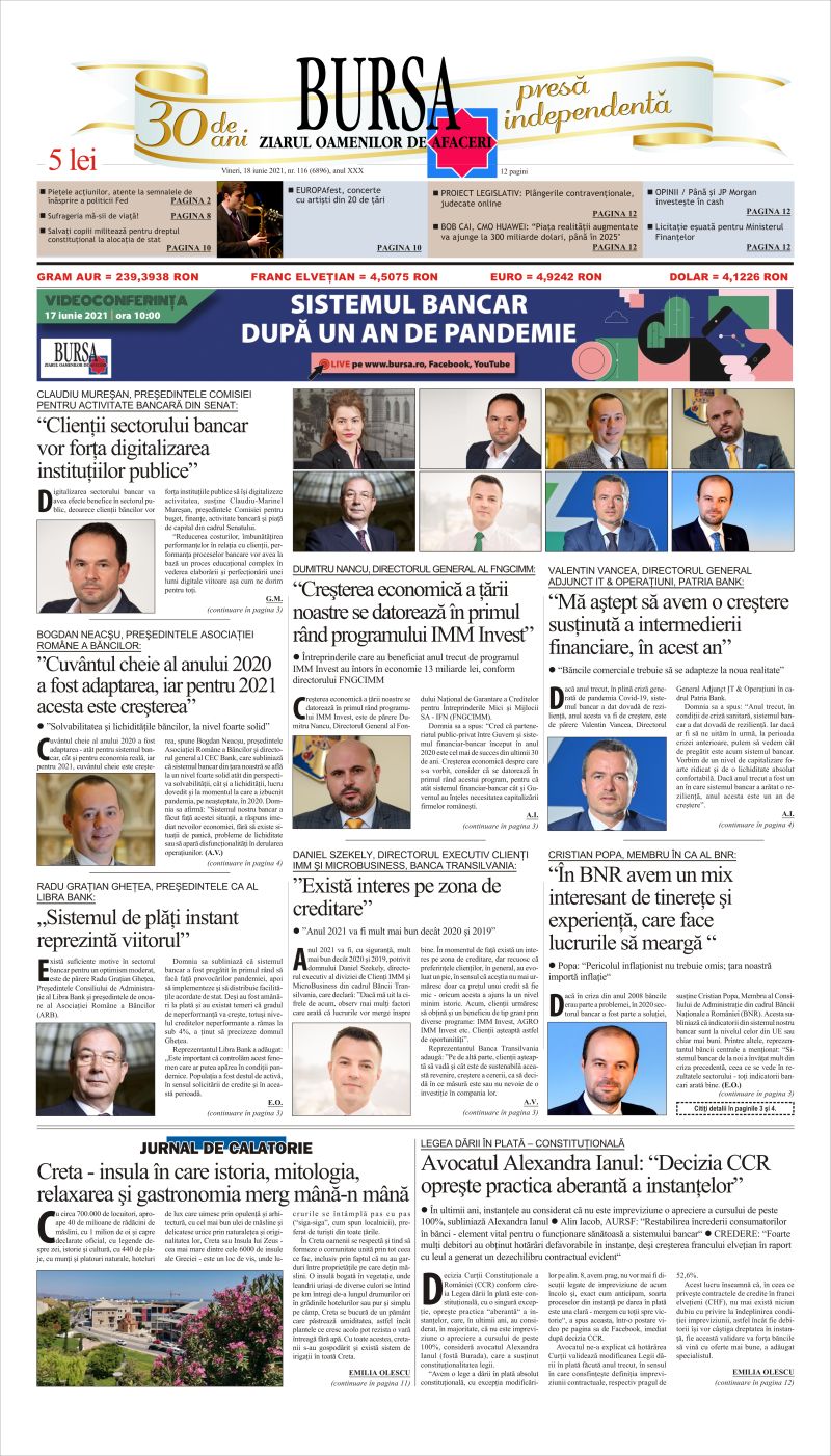 Ediţia din 18.06.2021