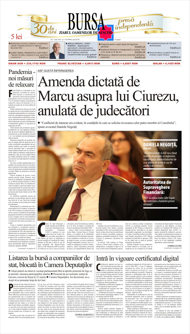 Ediţia din 01.05.2025