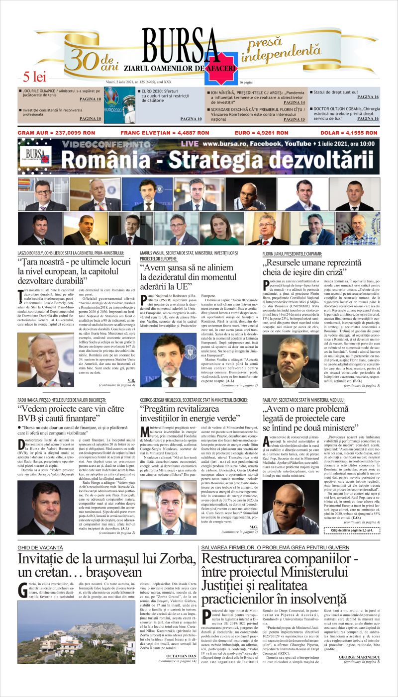 Ediţia din 01.05.2025