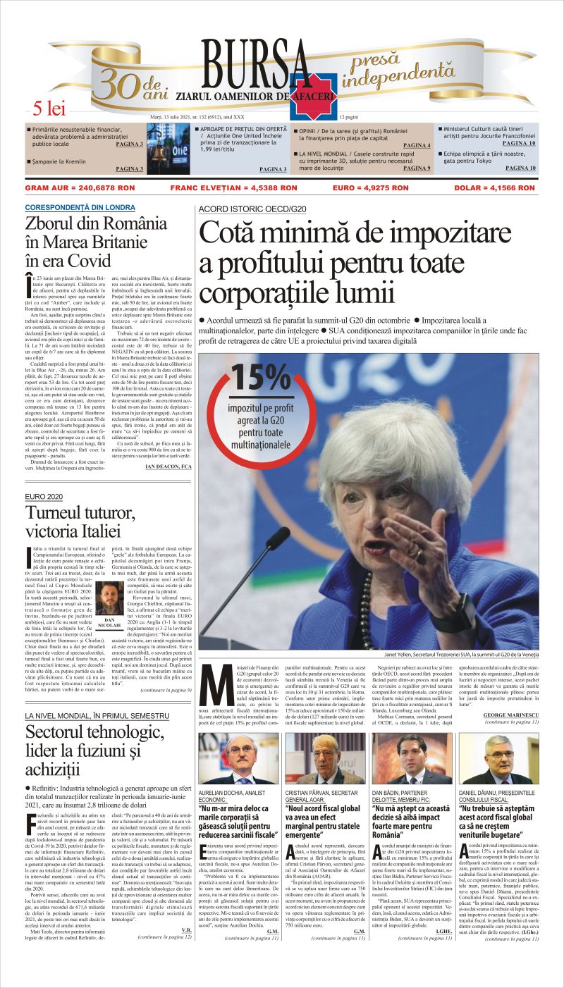 Ediţia din 20.07.2026
