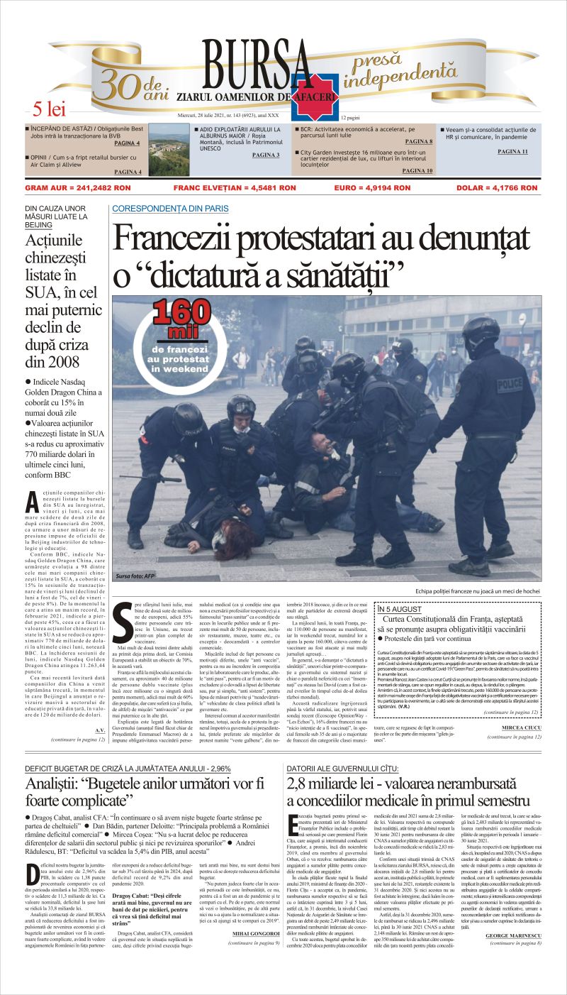 Ediţia din 28.07.2026