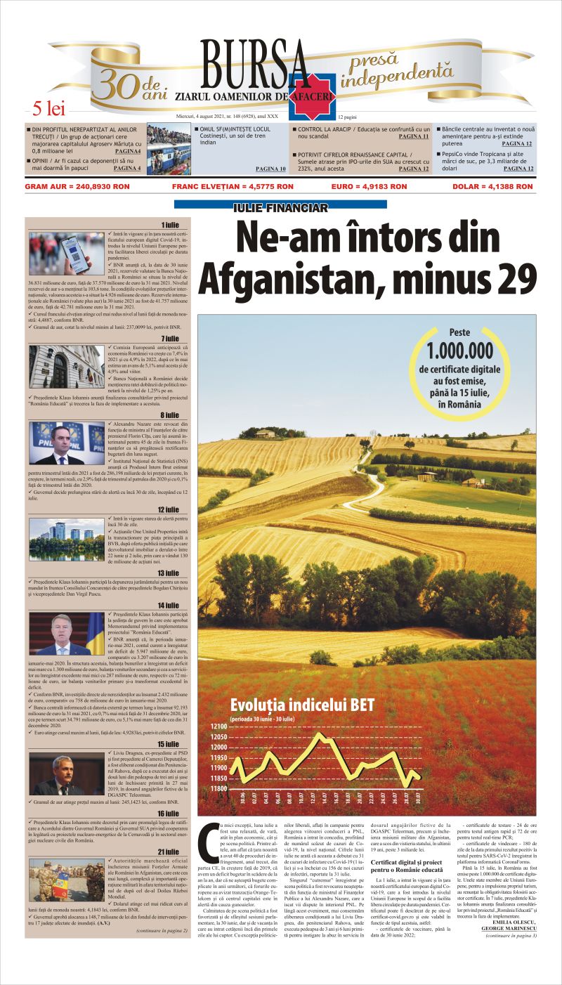 Ediţia din 24.07.2026