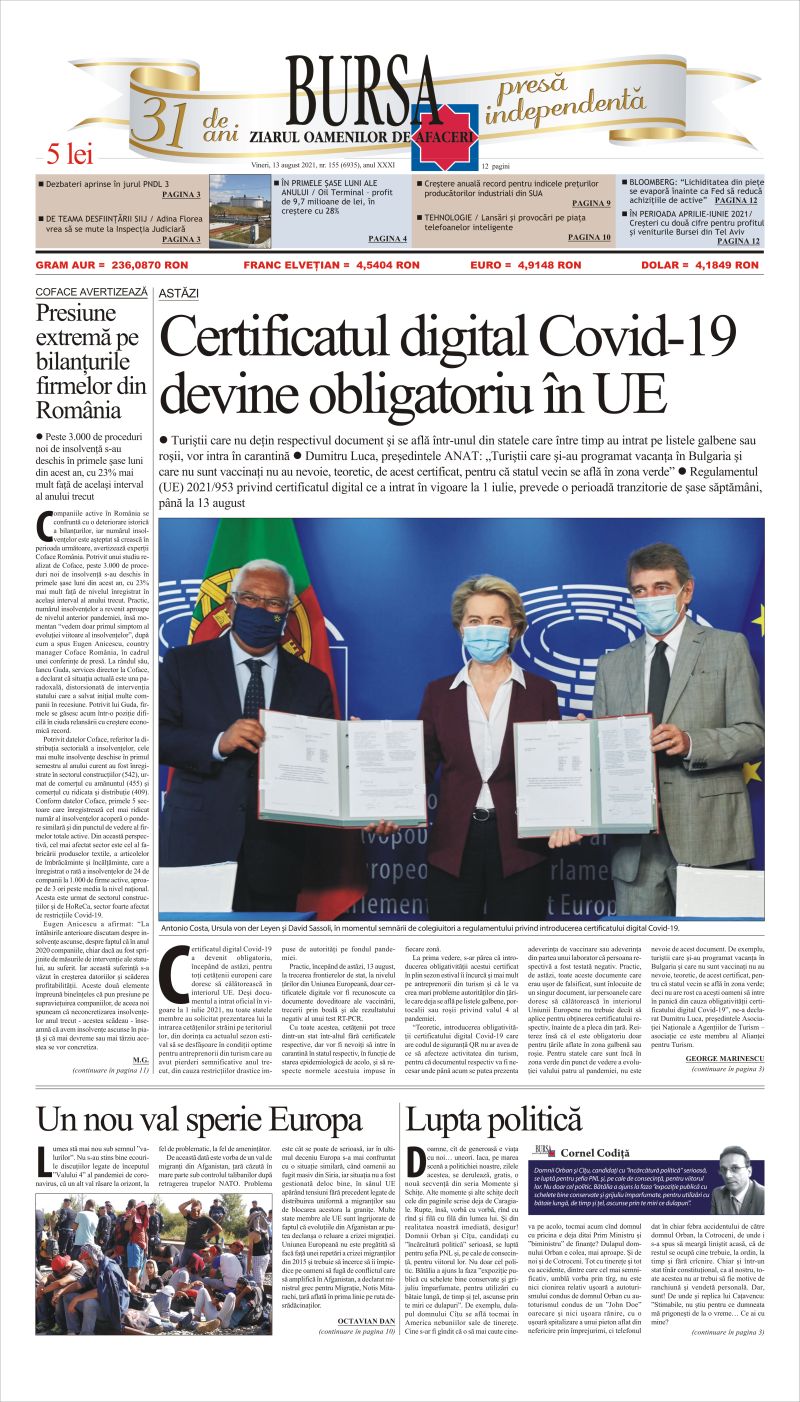 Ediţia din 20.07.2026