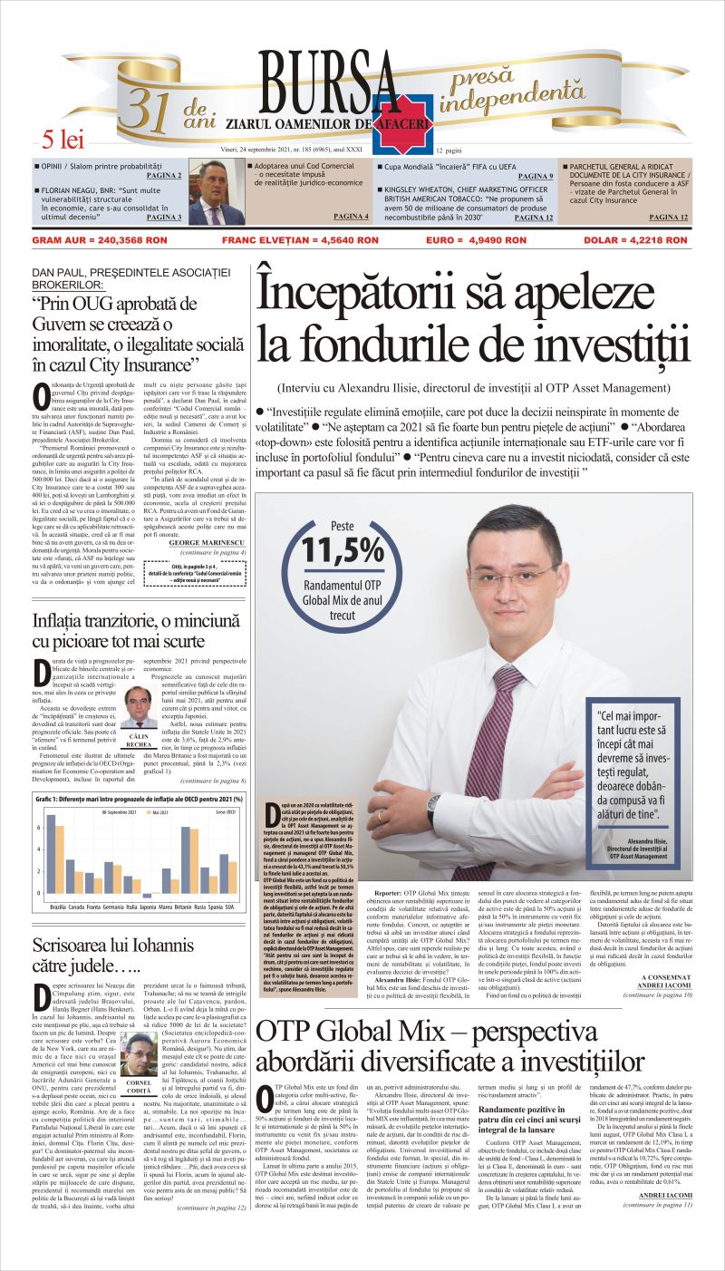 Ediţia din 24.09.2021