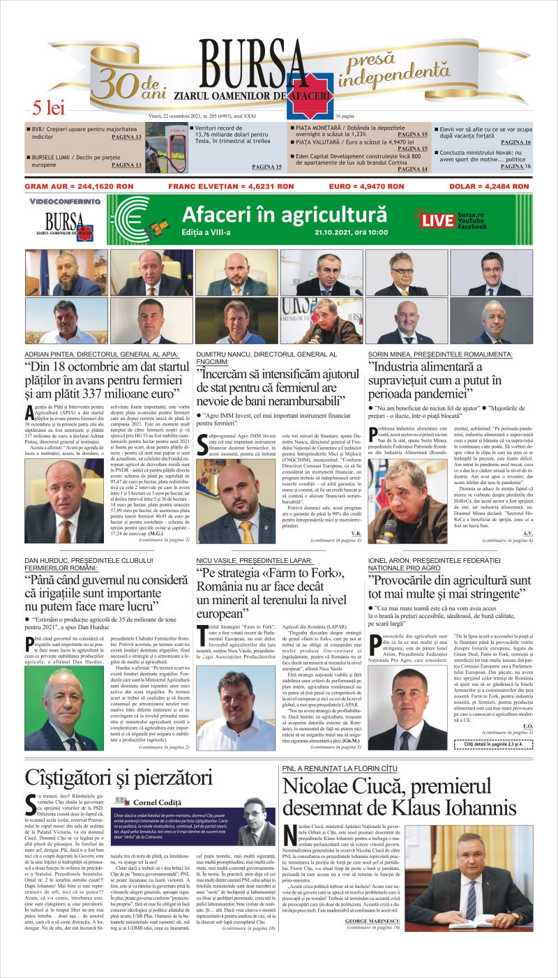 Ediţia din 01.05.2025