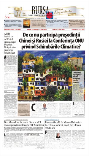 Prima pagină 29.10.2021