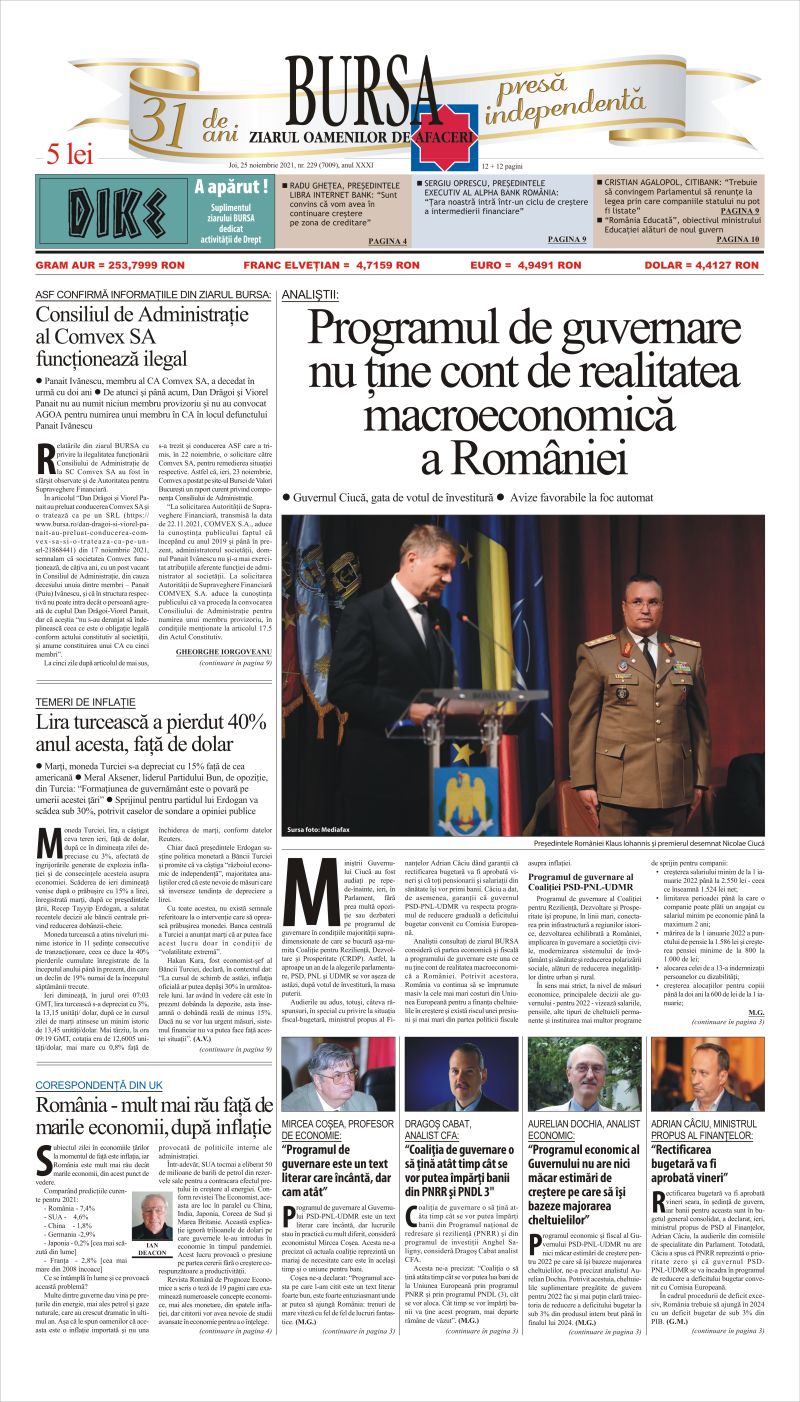 Ediţia din 30.04.2025