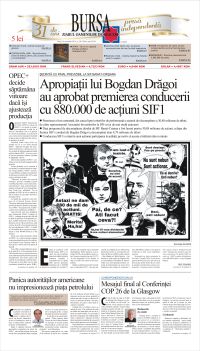 Prima pagină 26.11.2021