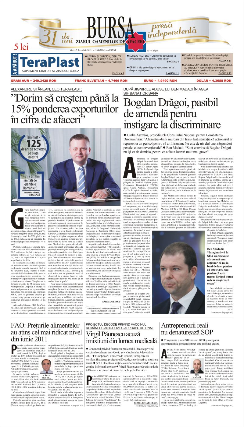 Ediţia din 21.07.2026