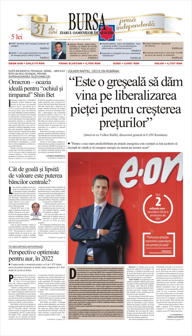 Ediţia din 06.12.2021