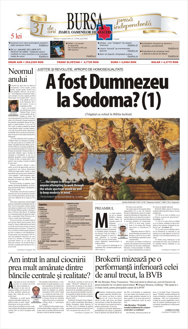 Ediţia din 01.05.2025