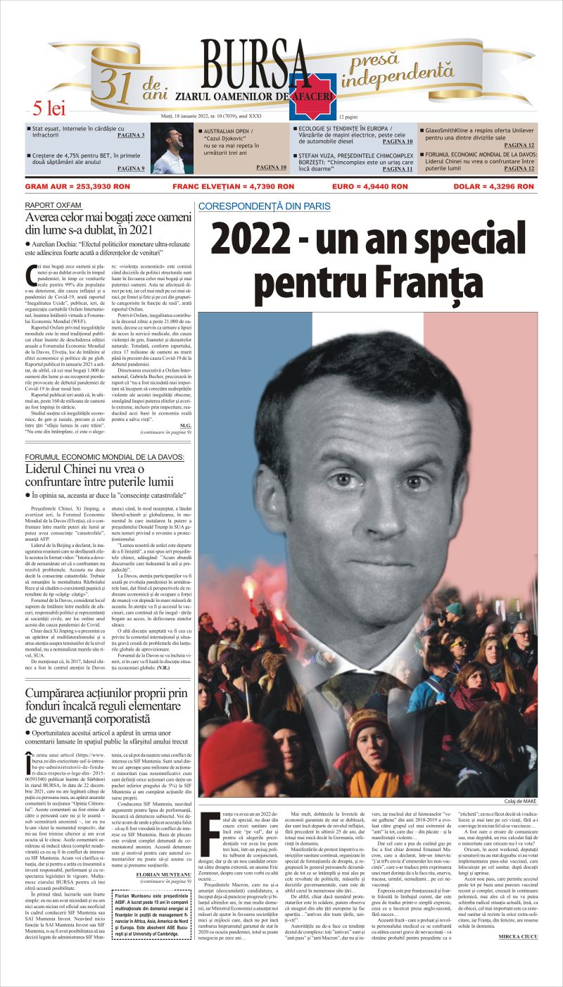 Ediţia din 01.05.2025