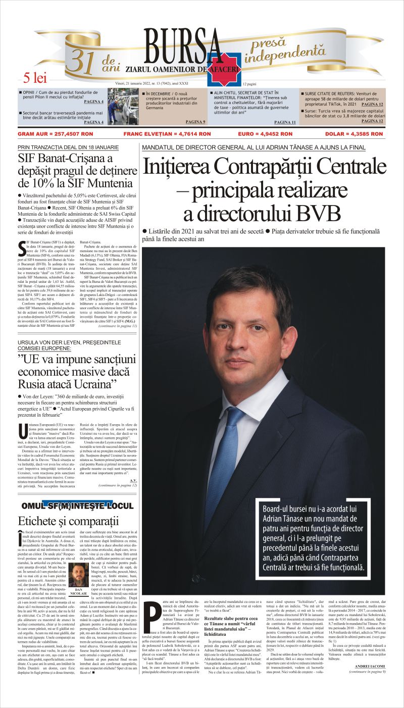 Ediţia din 01.05.2025