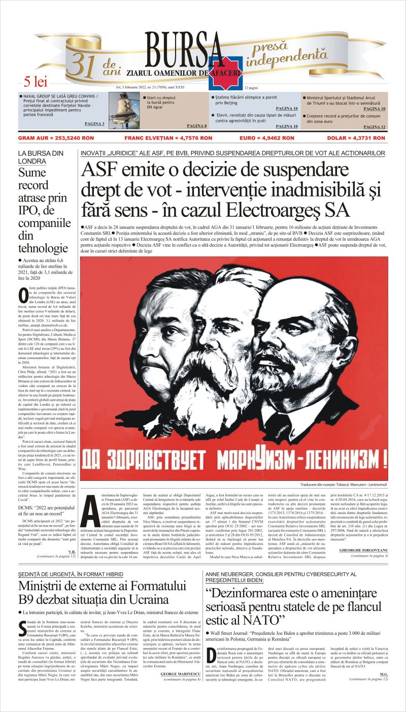 Ediţia din 01.05.2025