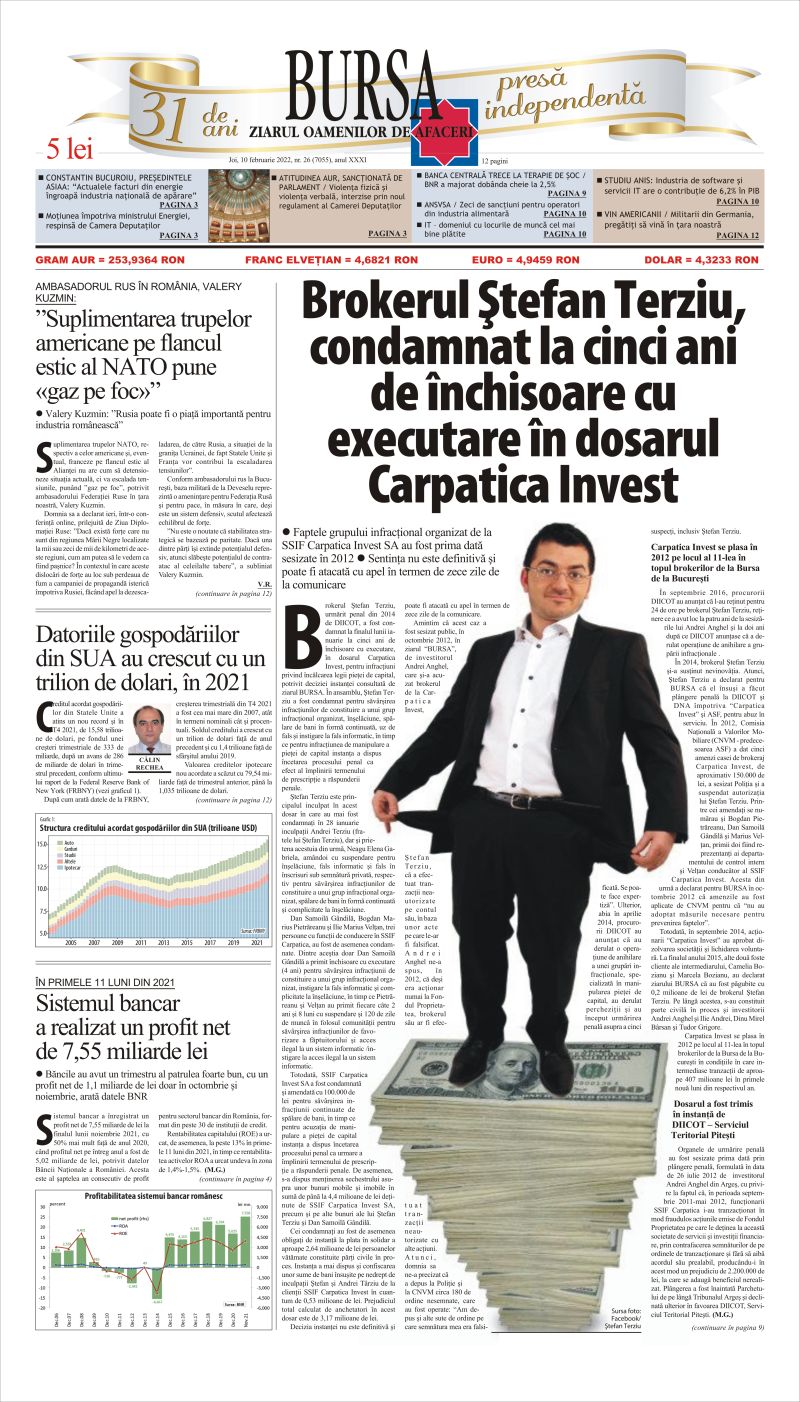 Ediţia din 10.02.2022