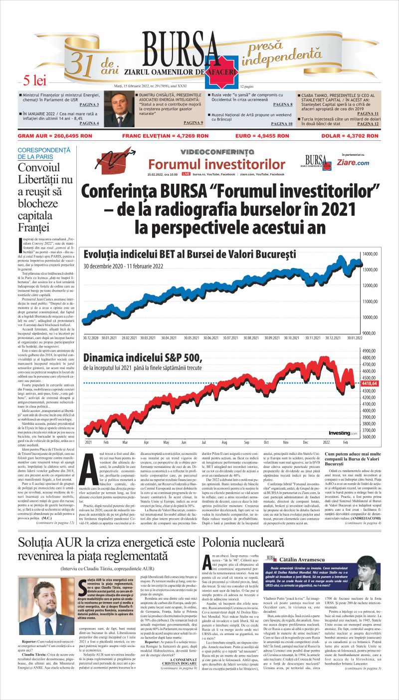 Ediţia din 01.05.2025