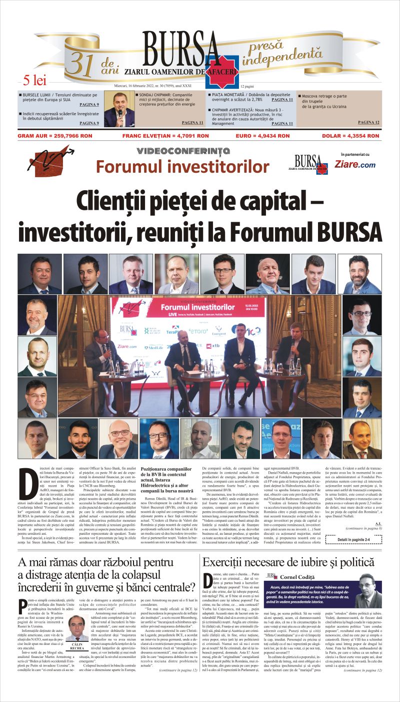 Ediţia din 01.05.2025