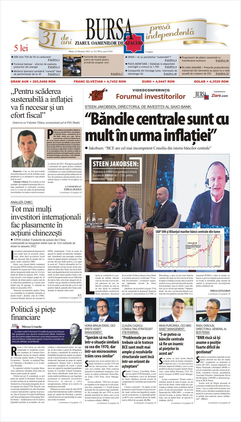Ediţia din 22.02.2022