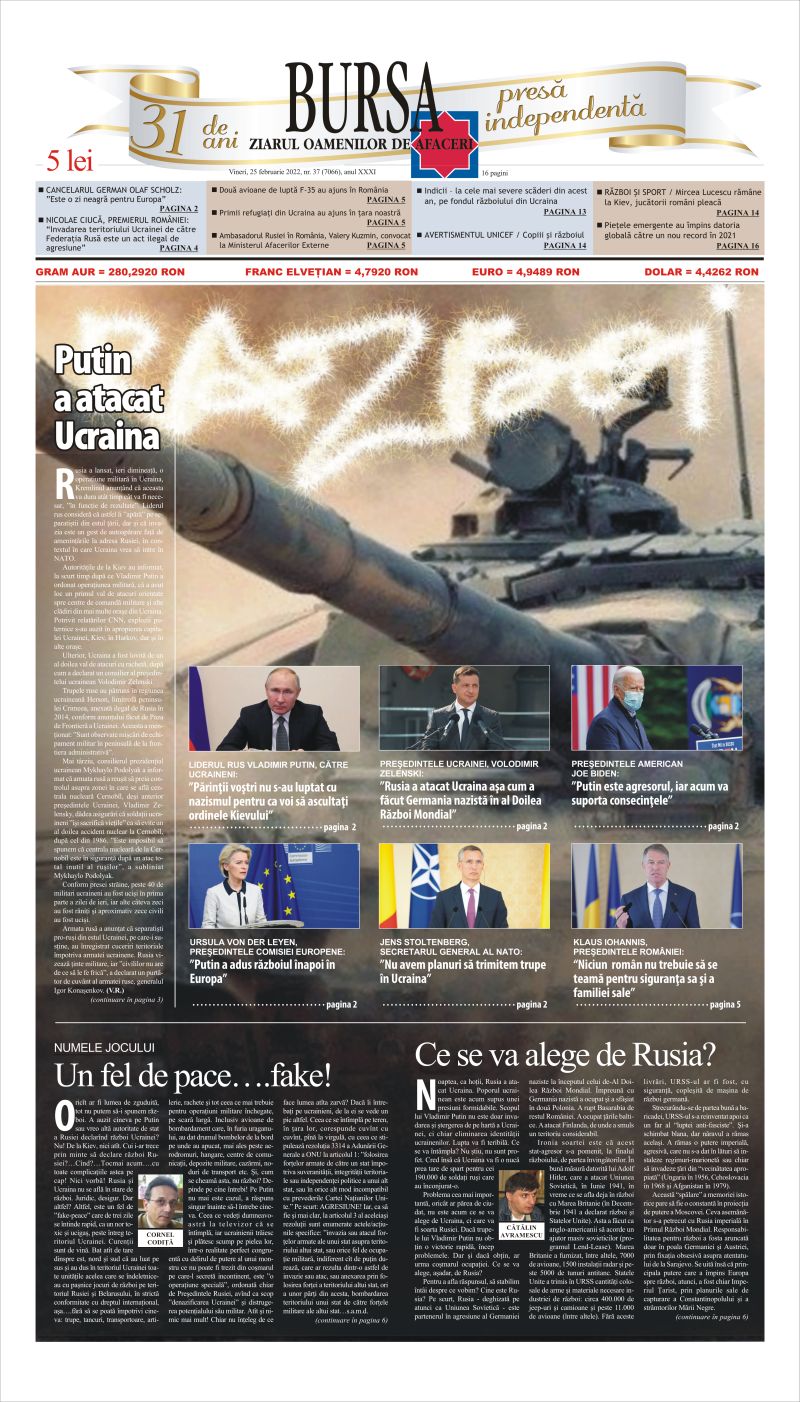 Ediţia din 25.02.2022