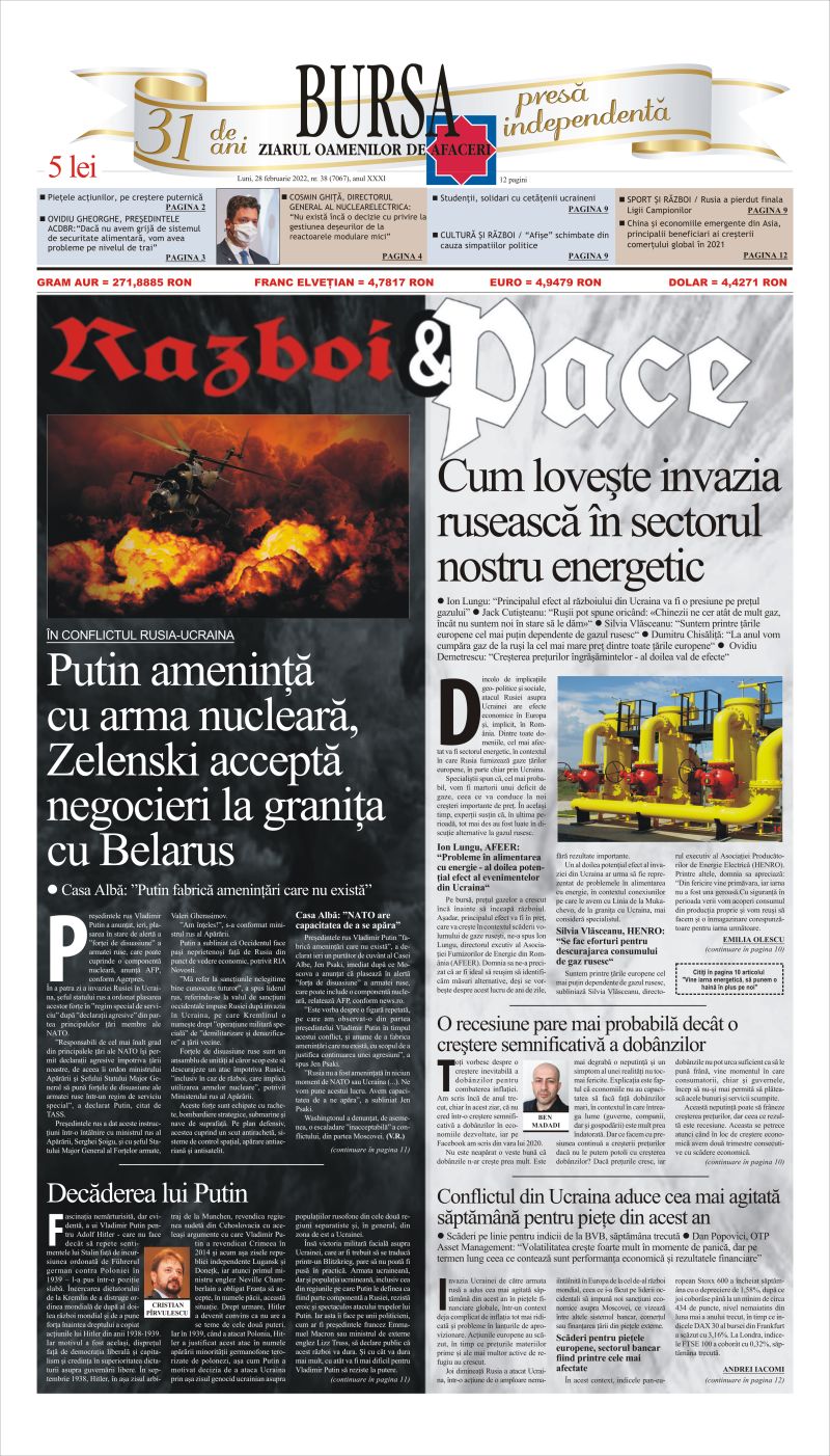 Ediţia din 28.02.2022