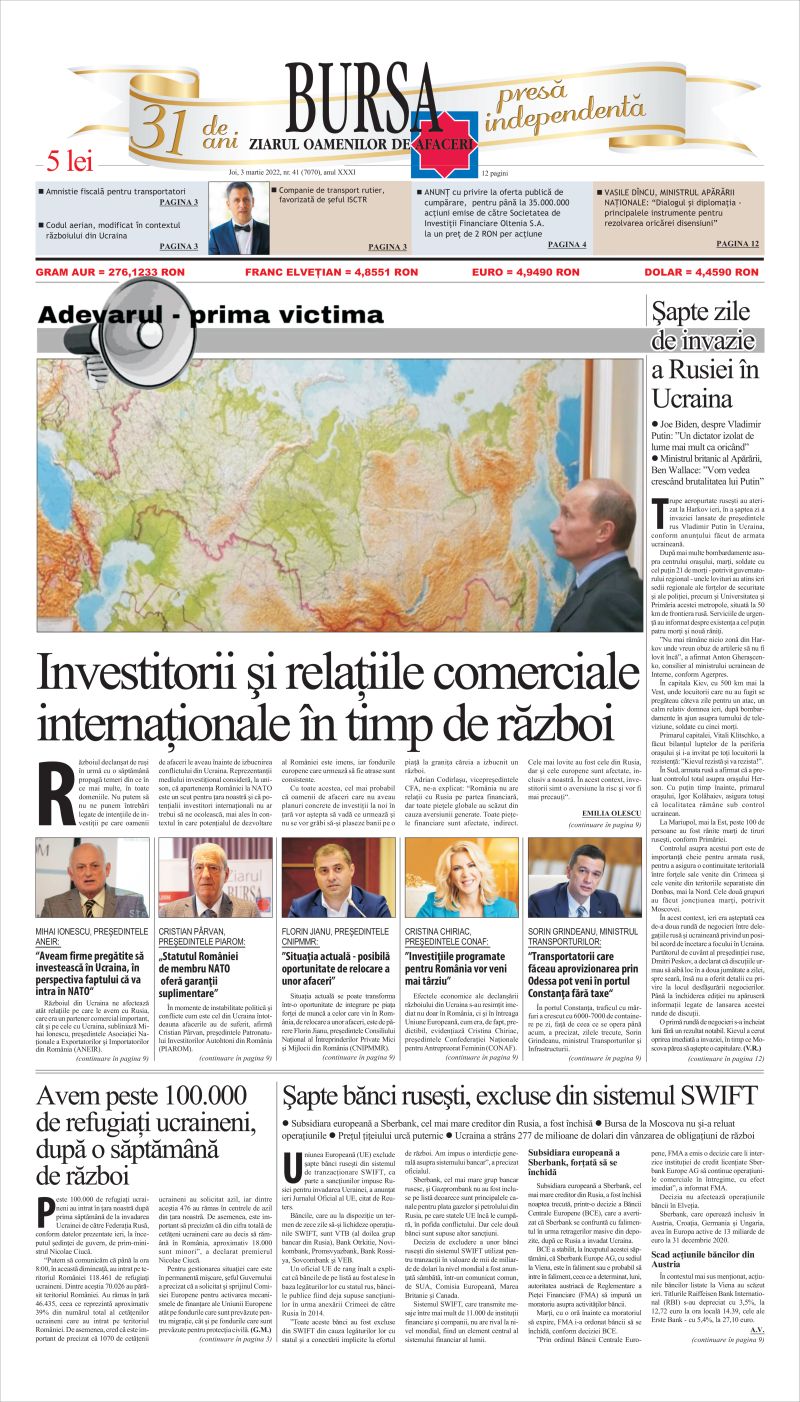 Ediţia din 30.04.2025