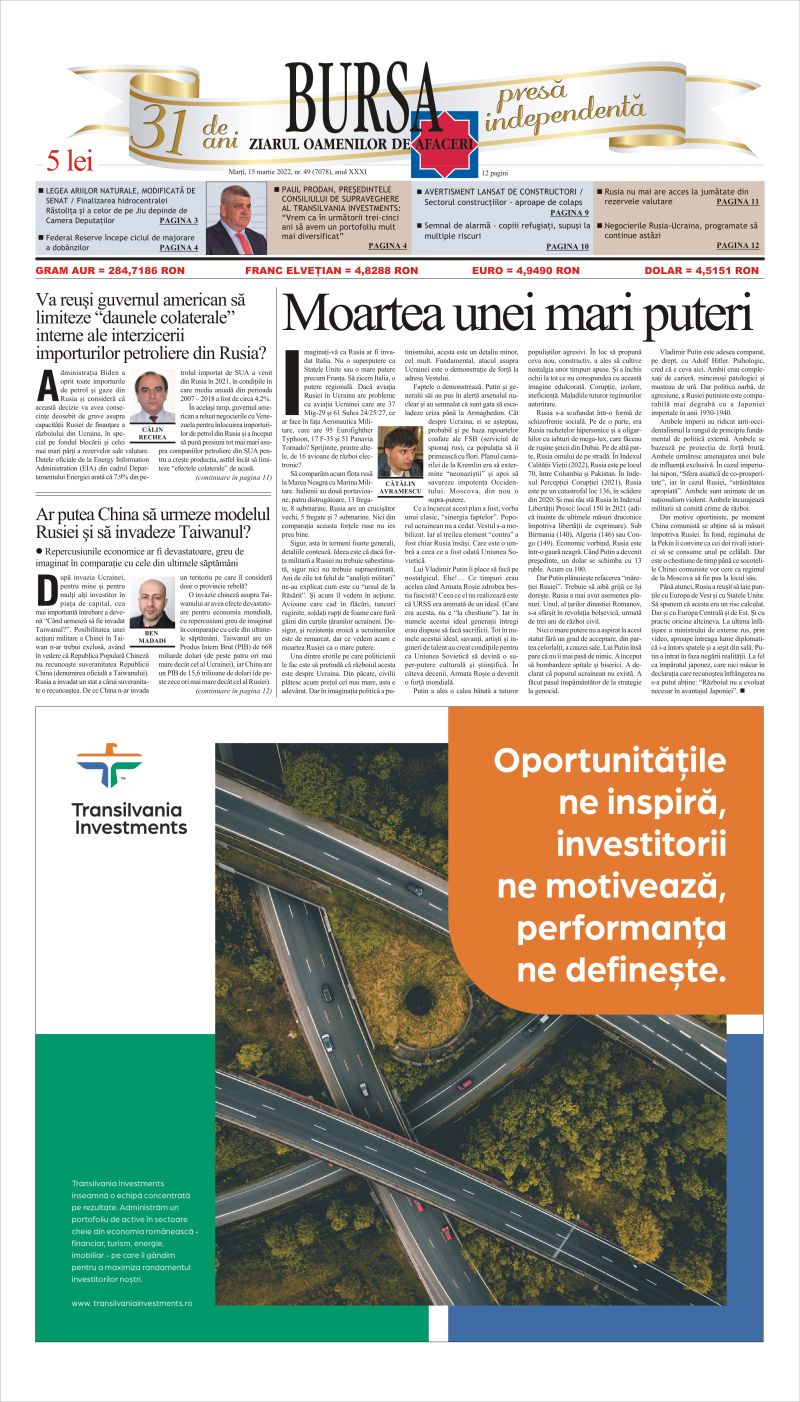 Ediţia din 01.05.2025