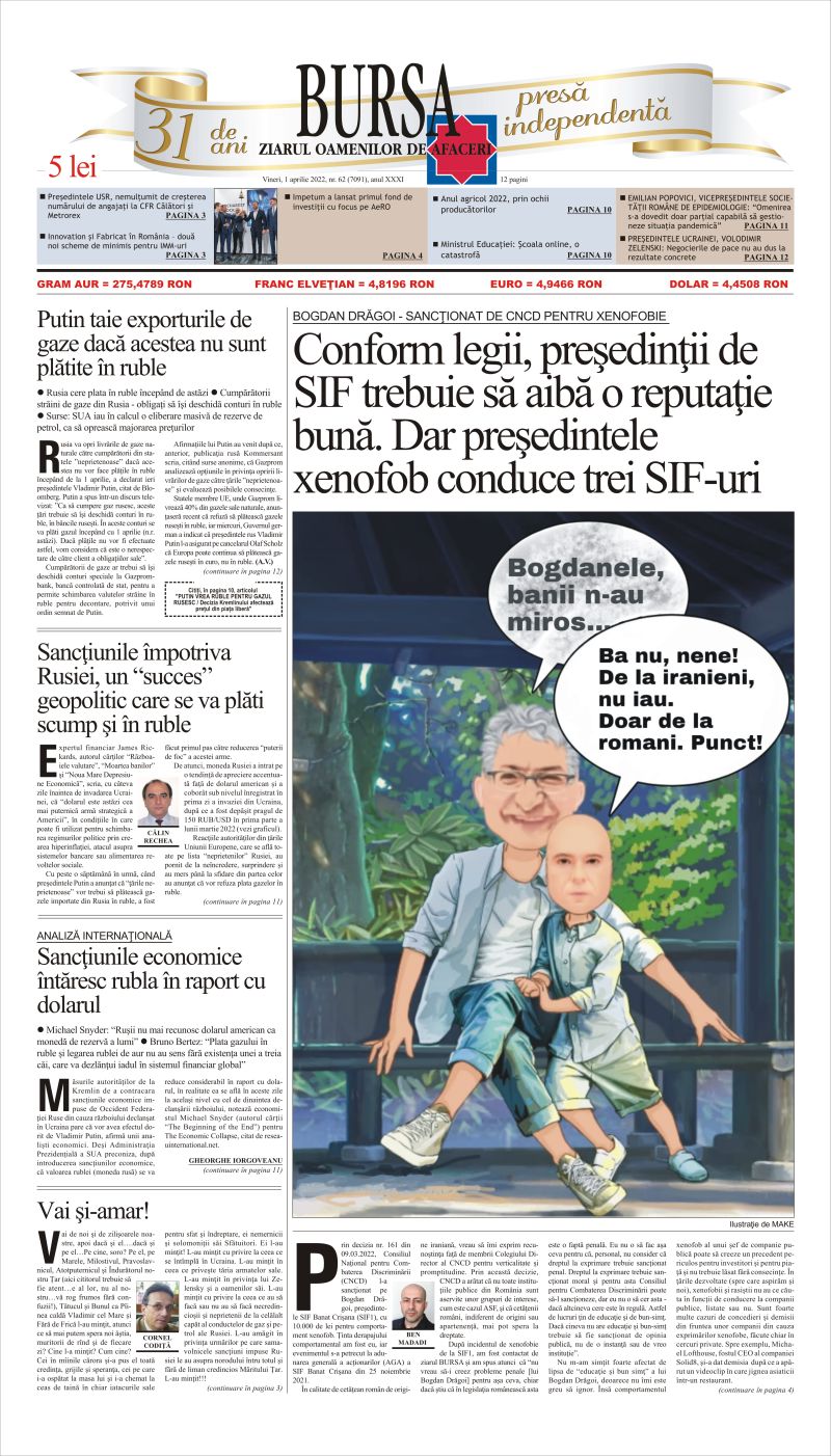 Ediţia din 01.05.2025