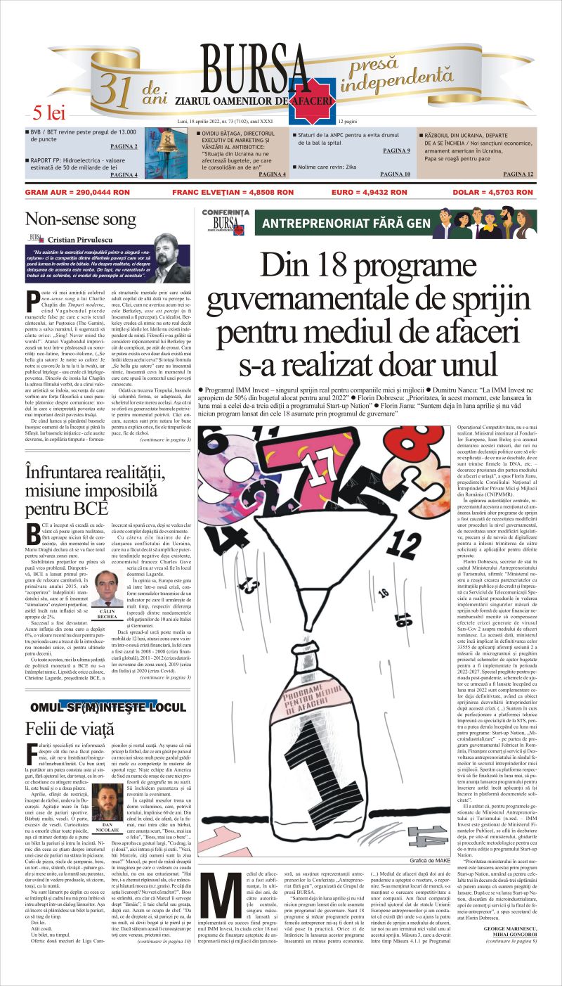 Ediţia din 01.05.2025